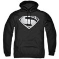 thumbnail image 1 of Snyder Cut Justice League Movie Superman Symbol Black Suit 2 Unisex Adult Pull-Over Hoodie, Black, 2X-Large, 1 of 6