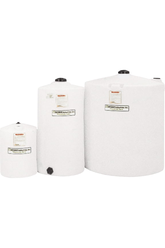 65 Gallon Plastic Vertical Dome Top Tank