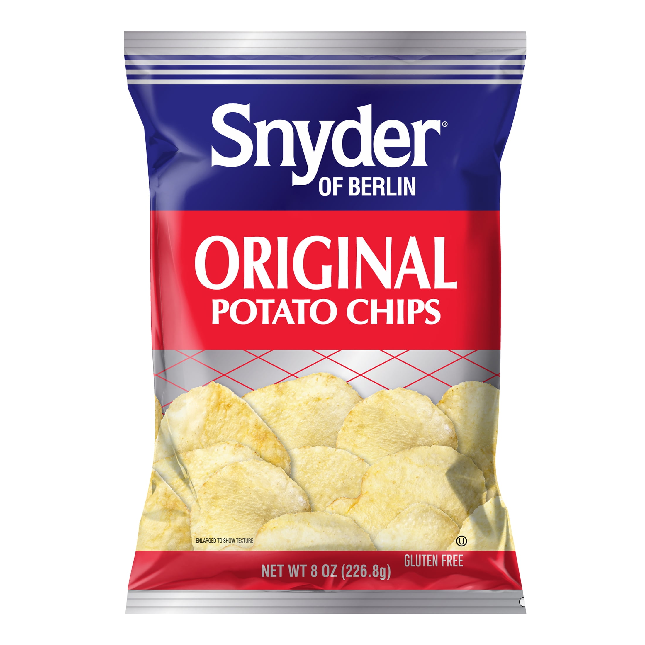 Snyder of Berlin Original Potato Chips, GlutenFree, 8 oz Bag
