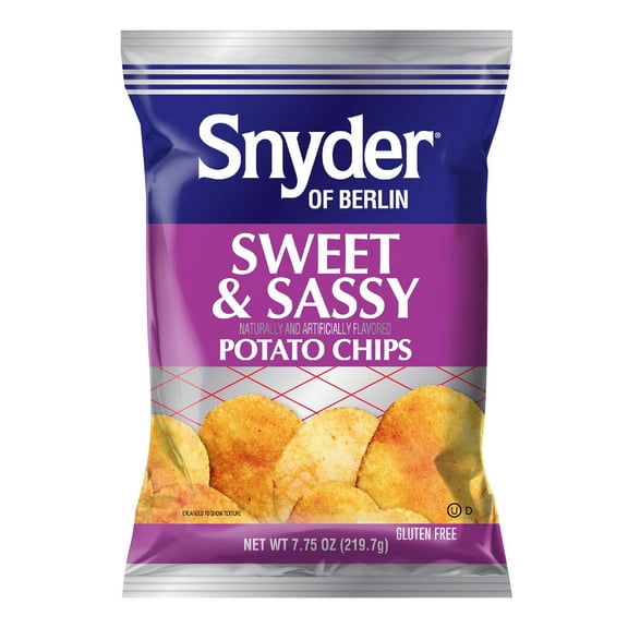 Snyder of Berlin Sweet & Sassy Potato Chips, Gluten-Free, 7.75 oz Bag