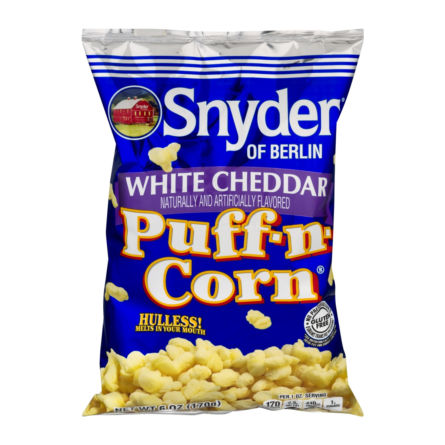 Snyder of Berlin White Cheddar Puff-n-Corn 6 Oz
