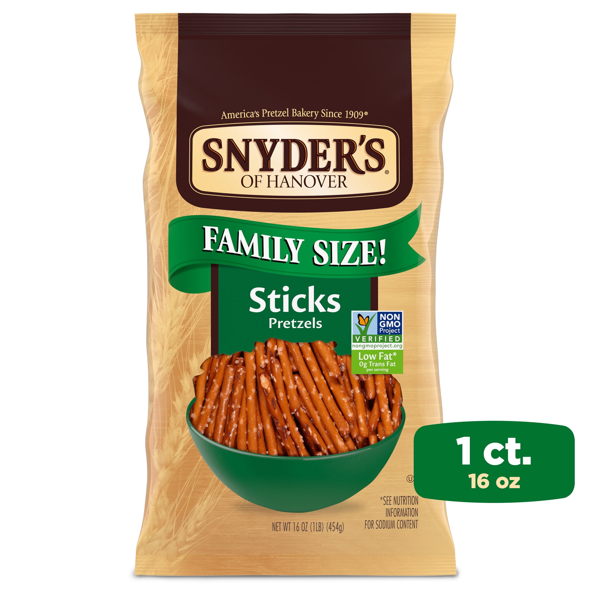 Large Family Size Snyder's of Hanover Pretzel