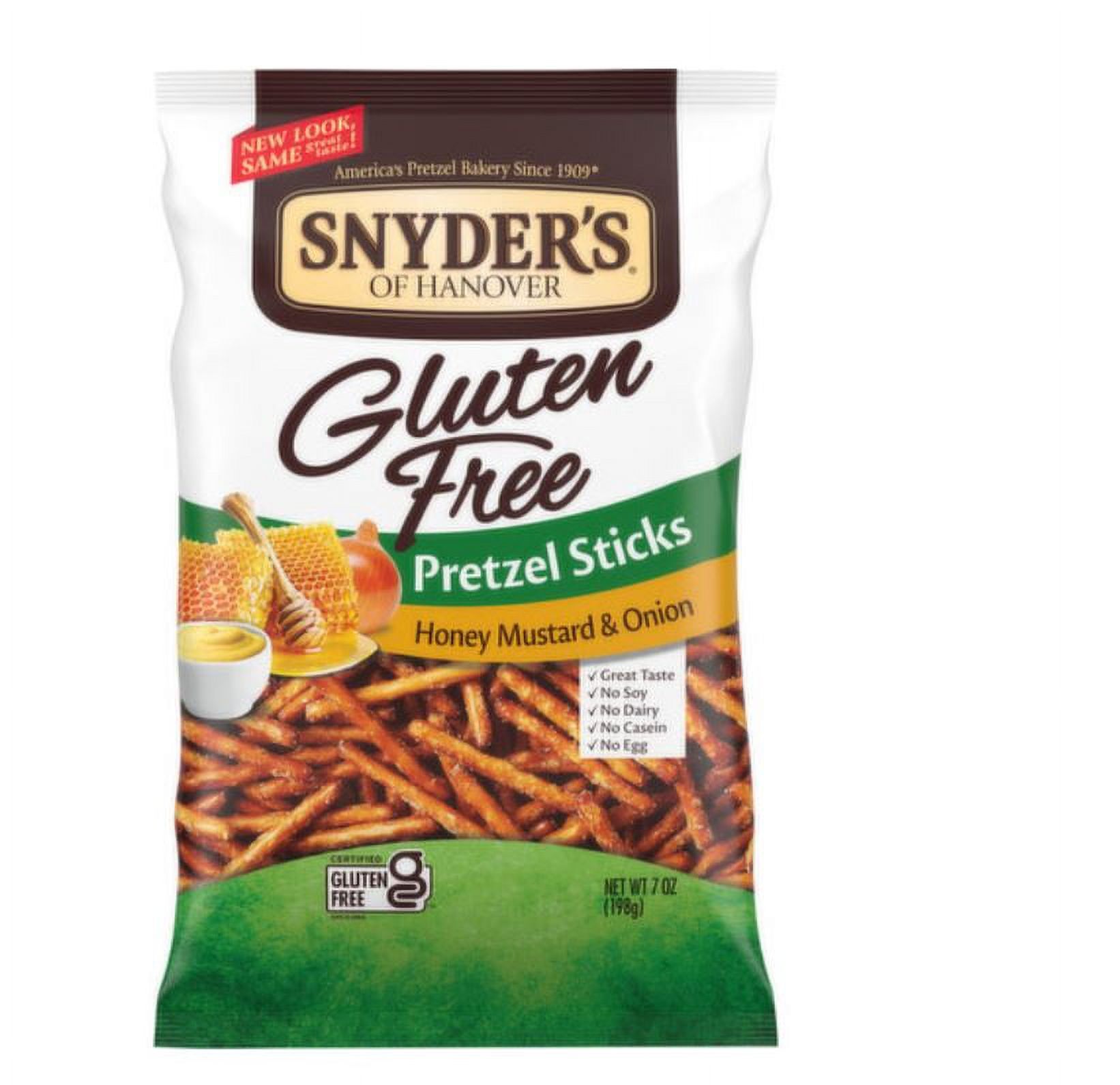 Snyder's Of Hanover Pretzel Sticks, Gluten Free, Honey Mustard & Onion