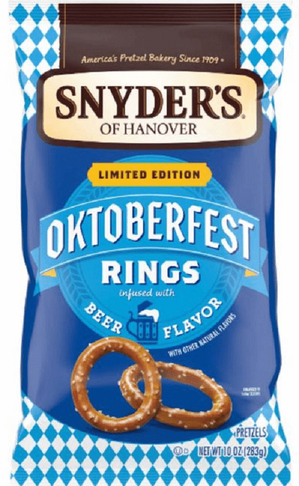 Snyder's of Hanover Beer Flavored Octoberfest Pretzel Rings, 4Pack 10