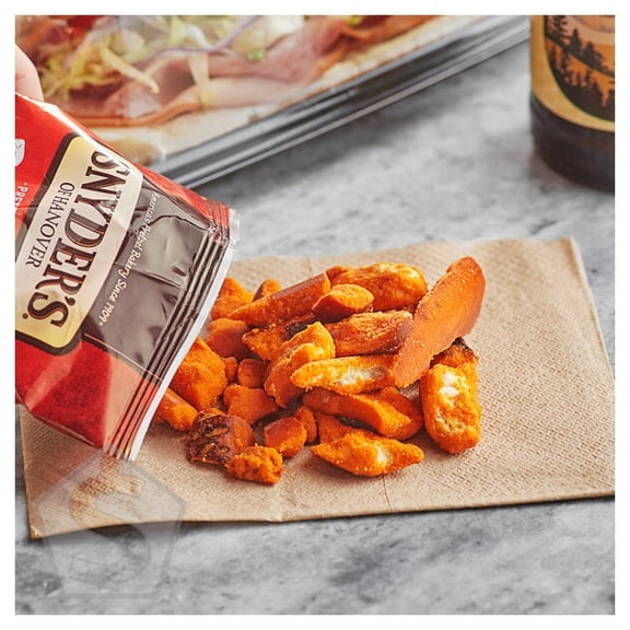 Snyder's of Hanover Hot Buffalo Wing Pretzel Pieces 2.25 oz. - 60/Case