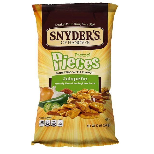 Snyder's of Hanover Jalapeno Flavored Pretzel Pieces 12 Oz. Bag
