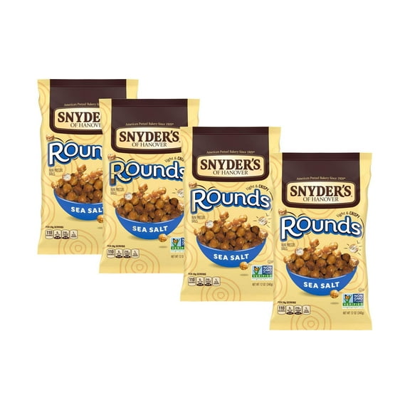 Snyder's of Hanover Mini Pretzel Sea Salt Rounds