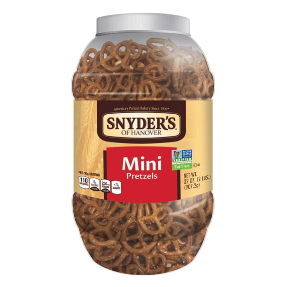 Snyder's of Hanover Mini Pretzel Twists, 32 Oz. Canister
