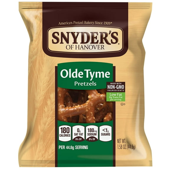 Snyder's of Hanover Olde Tyme Pretzels, 1.58 Ounce (Pack of 60)