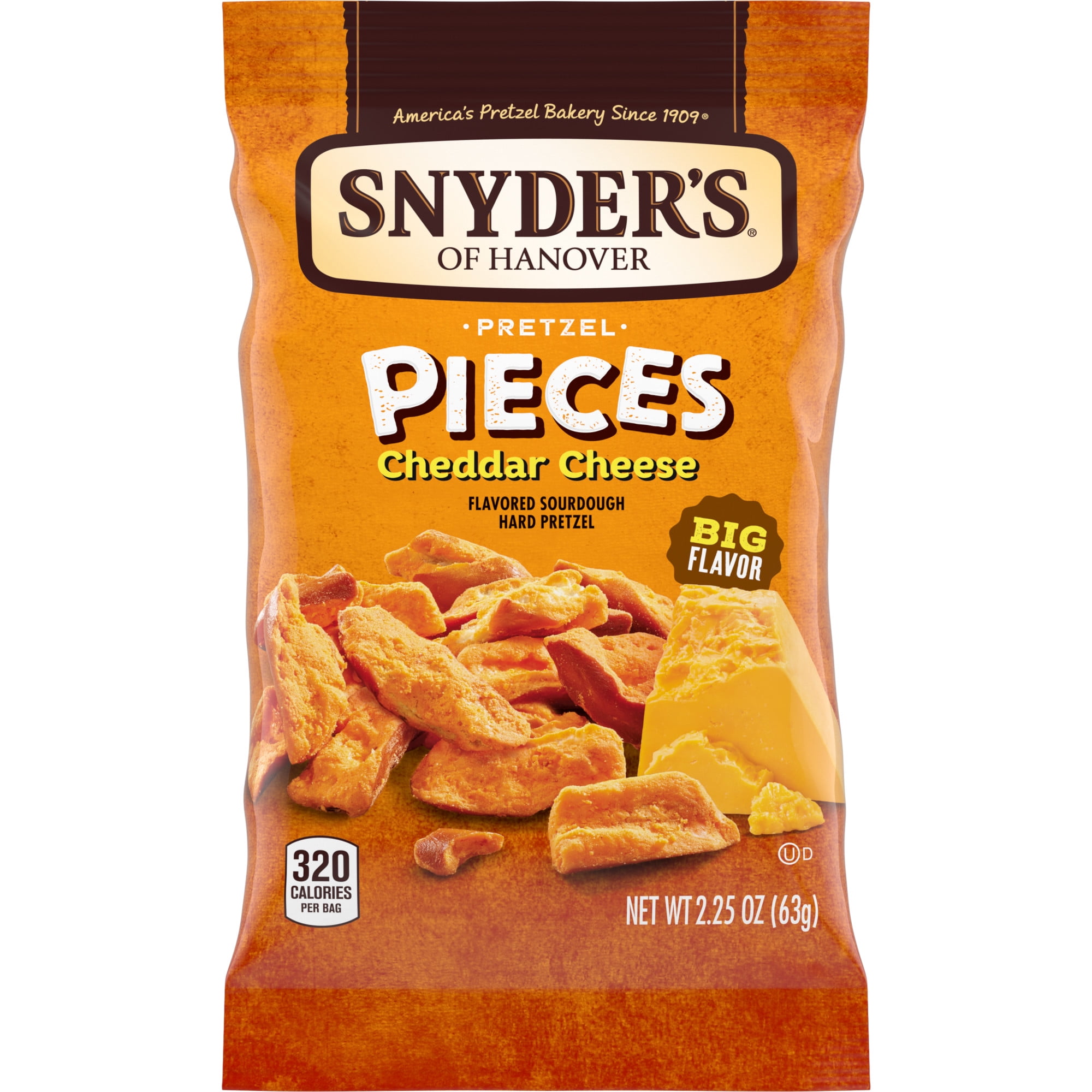 Snyder's Of Hanover Cheddar Cheese Pretzel Pieces - 11.25 Oz Pack Of 12