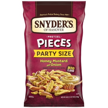 Snyder's of Hanover Honey Mustard & Onion Flavored Pretzel Pieces, 18 oz