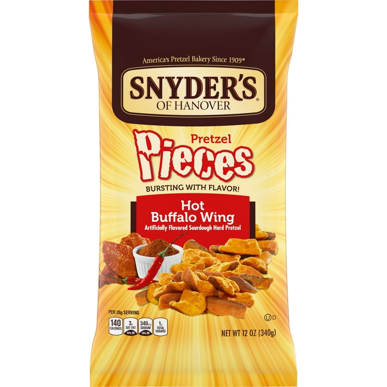 Snyder's of Hanover Large Seasoned Pretzel Pieces, Hot Buffalo