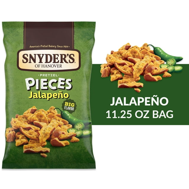 Snyder's of Hanover Pretzel Pieces, Jalapeno, 11.25 oz