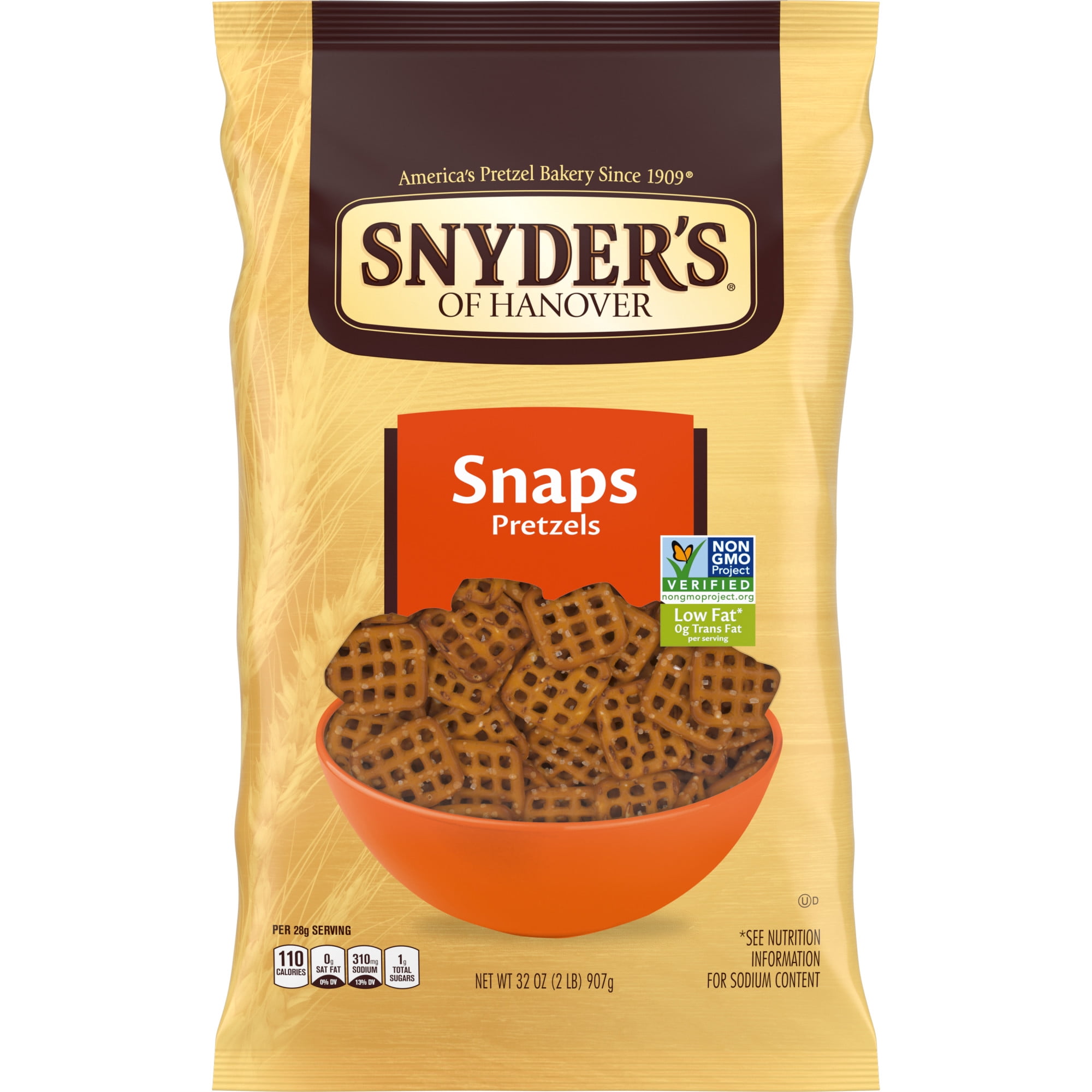 Snyder's of Hanover Pretzel Snaps, 32 oz