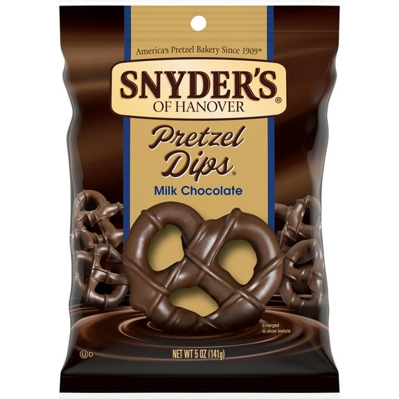 Snyder's of Hanover Pretzels, Dips Milk Chocolate Covered Pretzels, 5 oz
