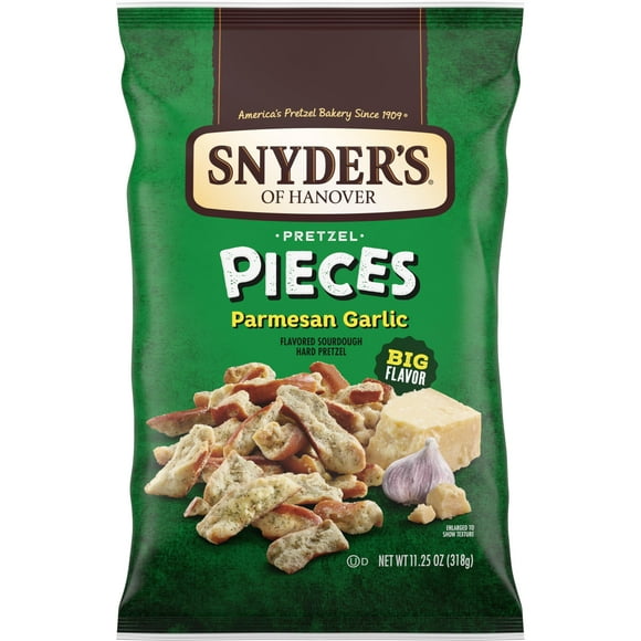 Snyder's of HanoverTRDNParmesan Garlic Flavored Pretzel Pieces, 11.25 Oz Bag