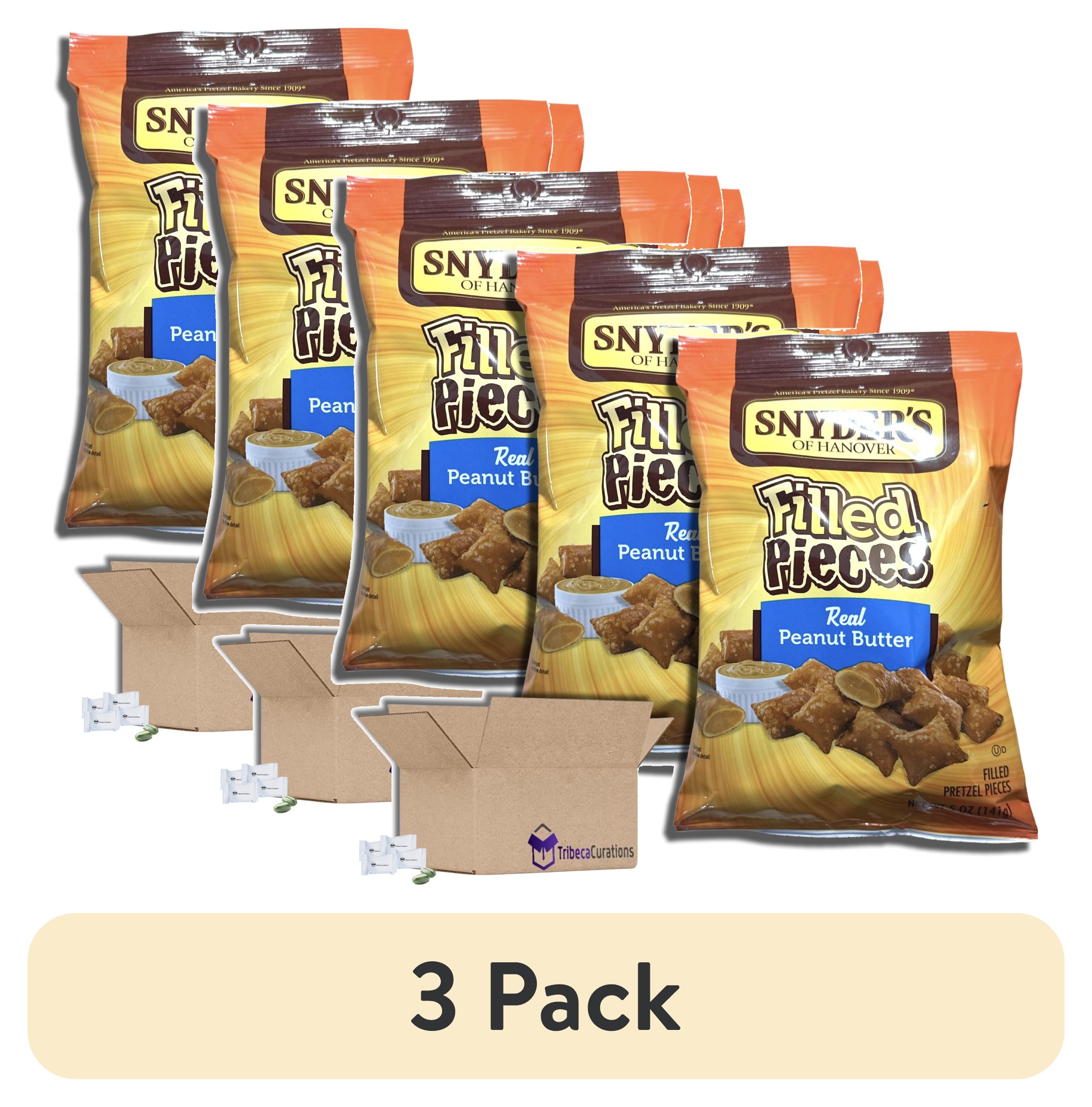 (3 pack) Snyders Peanut Butter Filled Pretzel Pieces Bundle 5 Ounce