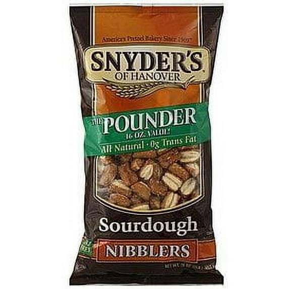 Snyders of Hanover "The Pounder" Sourdough Pretzel Nibblers 16 Oz. ( 2 Pack)