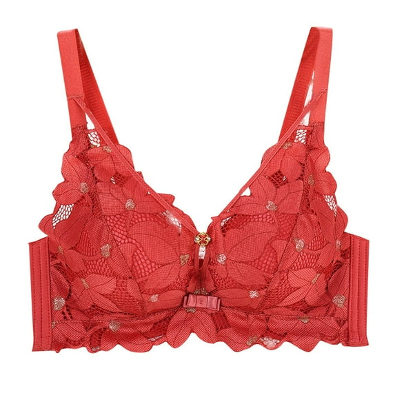 Snzhen Women's Plus Size Ultra-Thin Solid Color Bras for Everyday Comfort,Summer Wear and Sagging Support