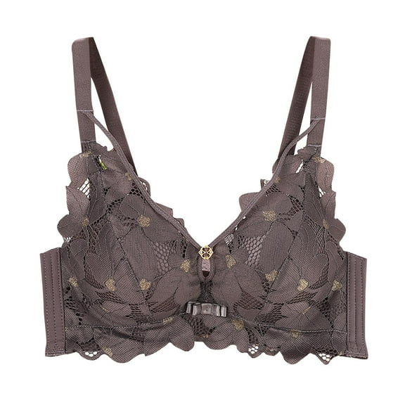 Snzhen Women's Plus Size Ultra-Thin Solid Color Bras for Everyday Comfort,Summer Wear and Sagging Support