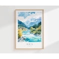 thumbnail image 1 of So A River Slovenia Soca Poster Home Decor Wall Art Poster, Unframed Size 16x24, 1 of 4