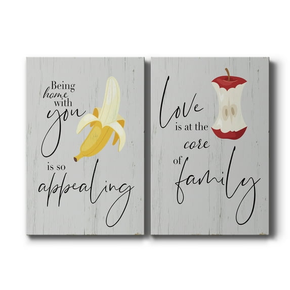 So Appealing Premium Gallery Wrapped Canvas - Ready to Hang - Set of 2 - 32 x 48 Each