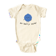 thumbnail image 1 of So Berry Cute Fruit Baby Onesie® Brand Bodysuit Blueberry Shirt Premium Custom Clothes Unisex Baby Gift for Mom Newborn 0-3m Natural, 1 of 1
