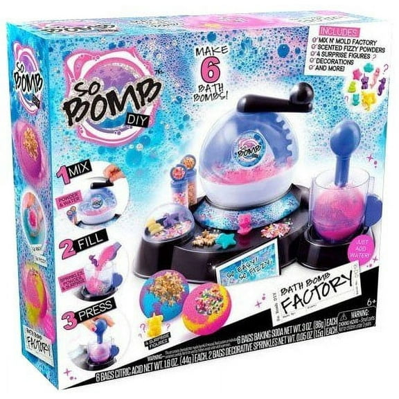 So Bomb Mix & Mold DIY Bath Bomb Factory Playset