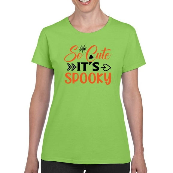 So Cute It's Spooky. T-Shirt Women -Image by Shutterstock, Female x-Large