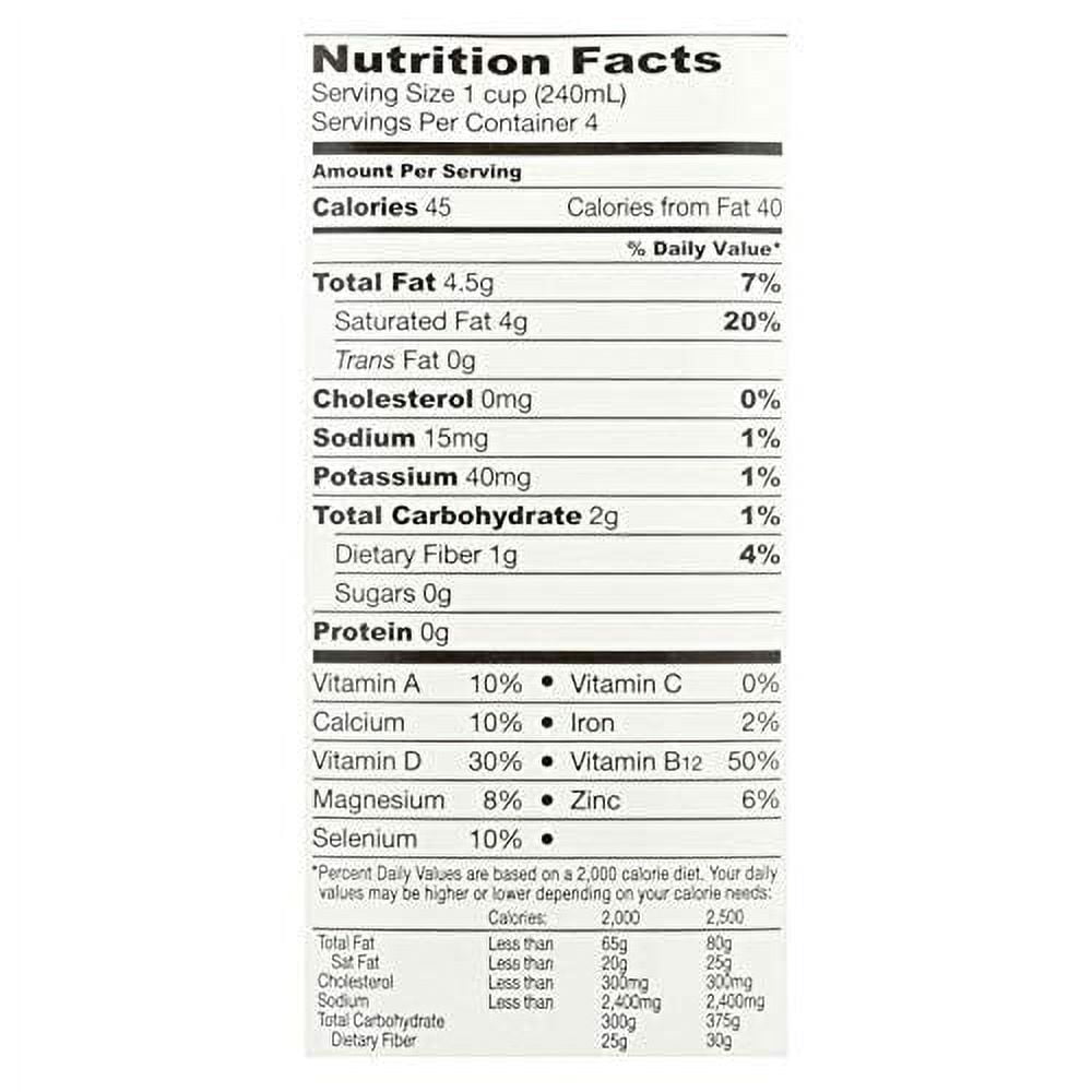 So Delicious Coconut Milk Beverage Unsweetened Case of 12 32 Fl