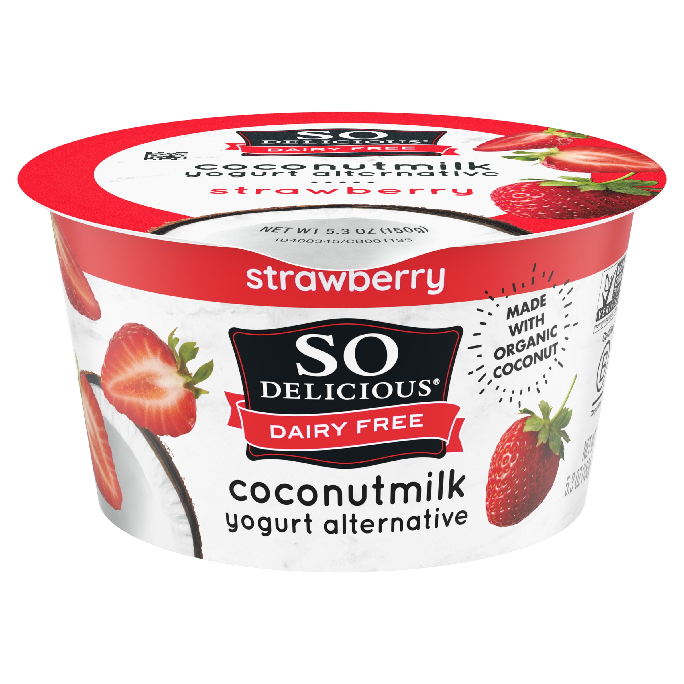 So Delicious Dairy Free Coconut Milk Yogurt Alternative, Strawberry