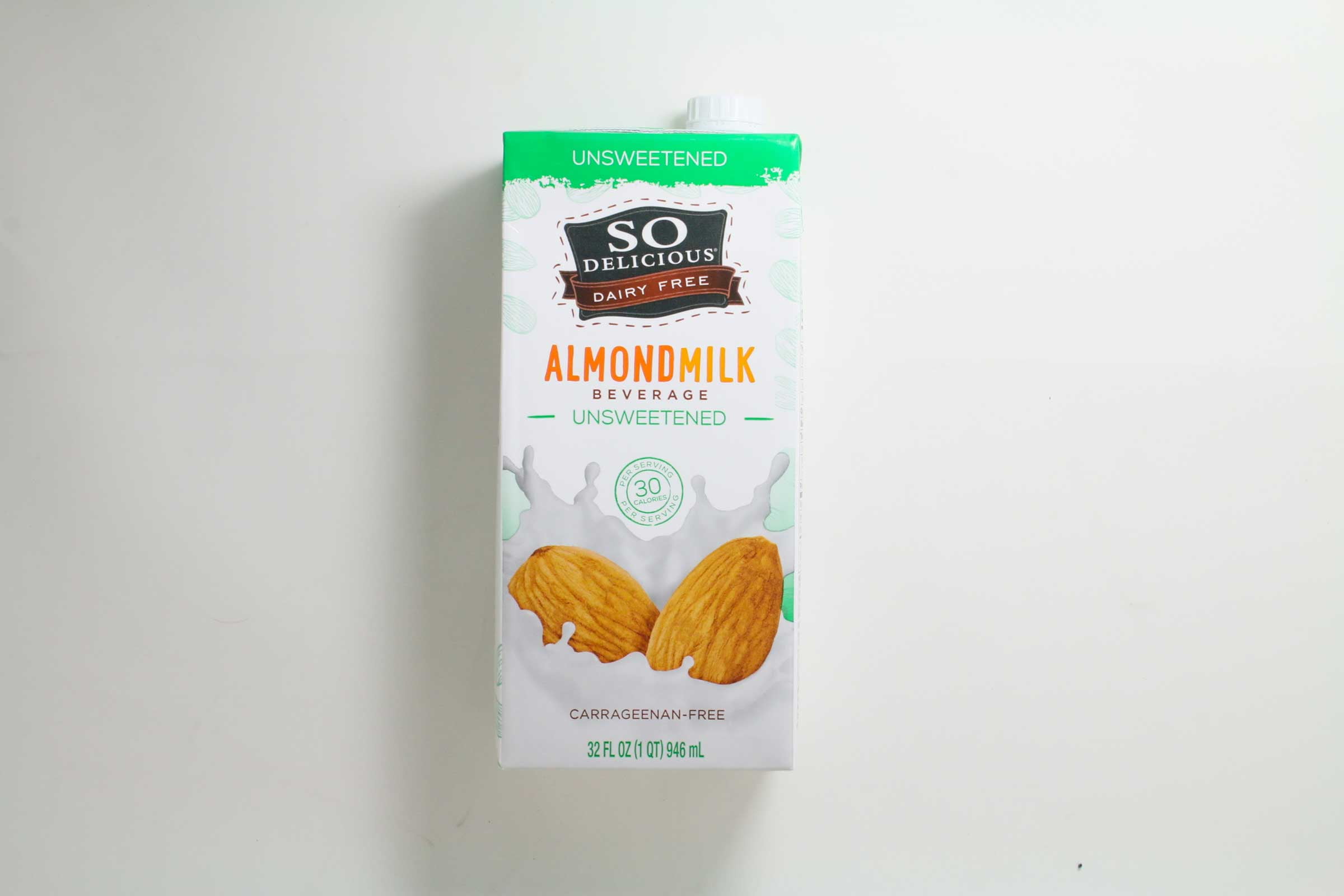 So Delicious Dairy Free Shelf-Stable Almond Milk, Unsweetened, Vegan, Non-GMO Project Verified, 1 Quart