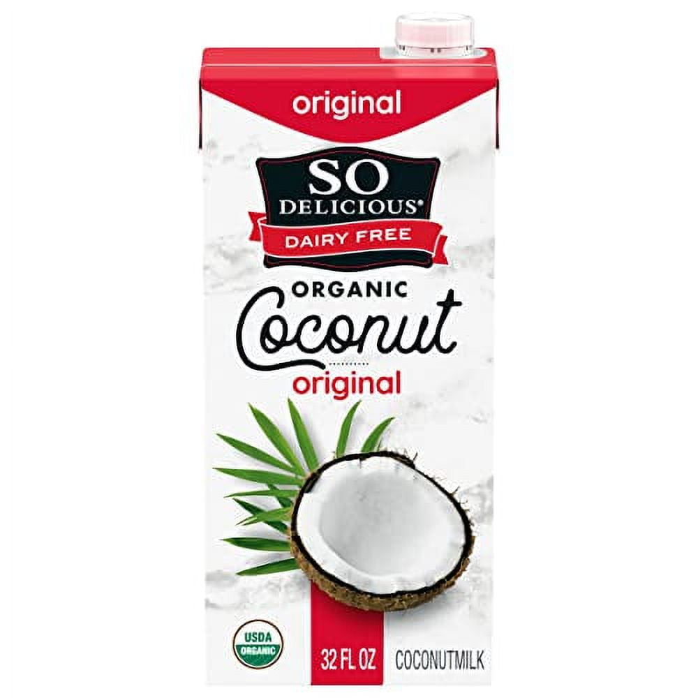 So Delicious Dairy Free ShelfStable Coconut Milk, Original, Vegan, Non
