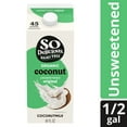 thumbnail image 1 of So Delicious Dairy Free Unsweetened Original Organic Coconutmilk, 64 fl oz Carton, 1 of 15