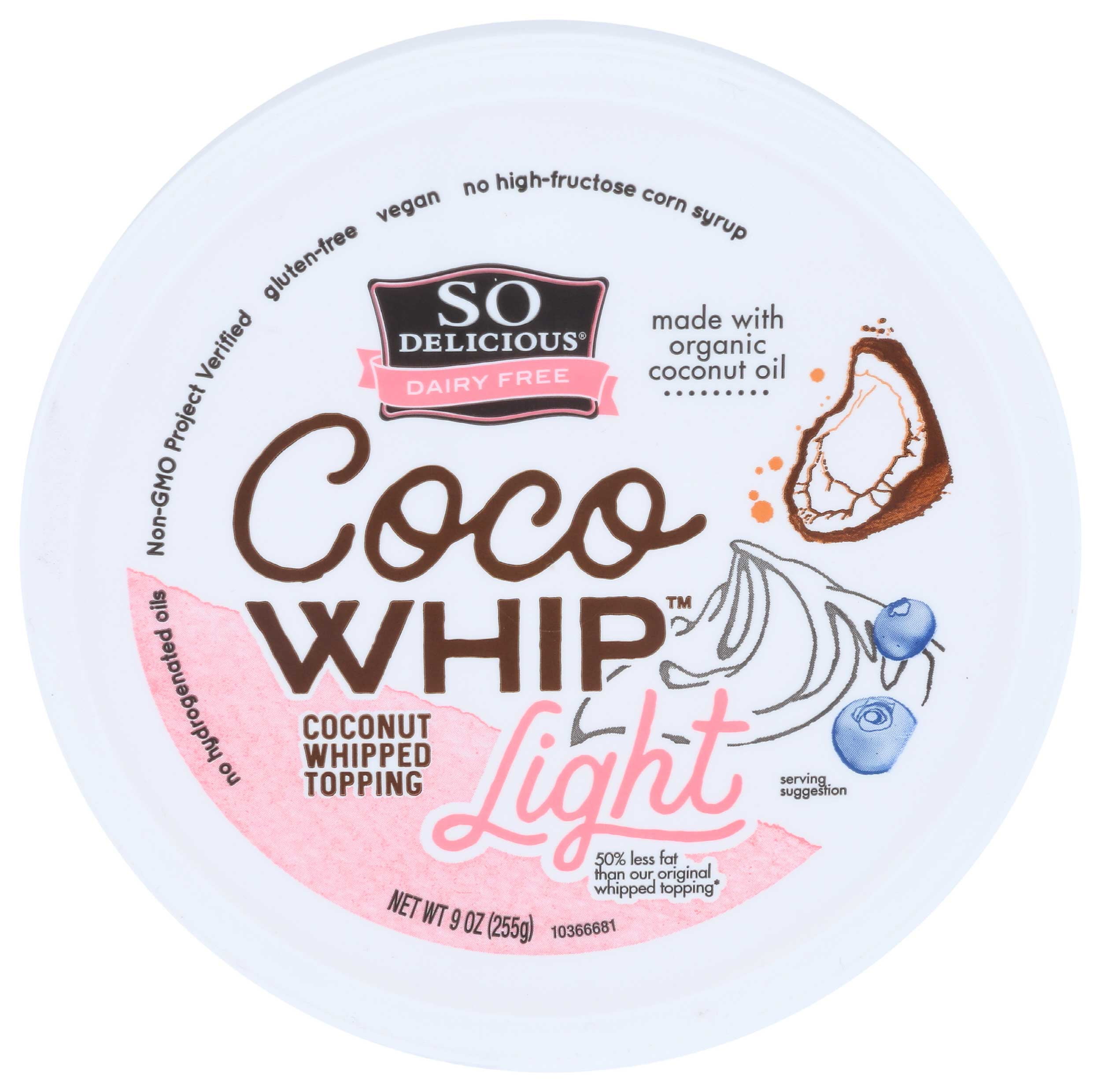 coco様向け専用商品　　　　　　　クール便送料込み　11,500円 So Delicious Light Dairy Free Cocowhip Topping, 9 Ounce, 12ct