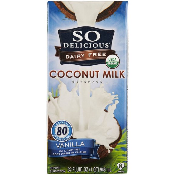 So Delicious Organic Coconut Milk - Vanilla Aseptic - 32 oz