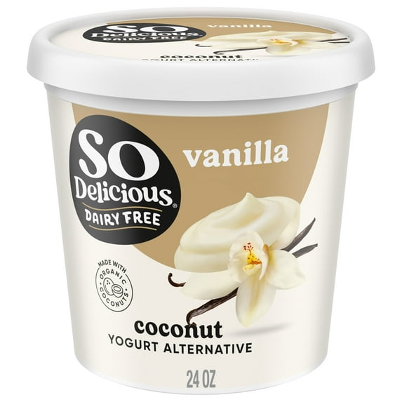 So Delicious Vegan, Dairy Free Vanilla Coconut Yogurt Alternative, 24 oz Container