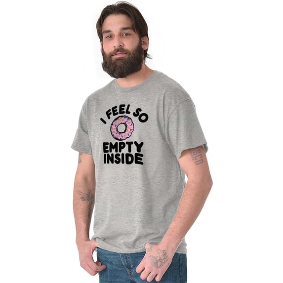 So Empty Inside Donut Sweet Tooth Men's Graphic T Shirt Tees Brisco Brands L