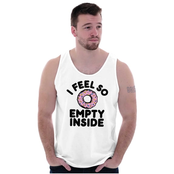 So Empty Inside Donut Sweet Tooth Plus Size Graphic Tank Top Brisco Brands 2X