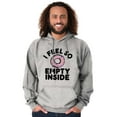 thumbnail image 1 of So Empty Inside Donut Sweet Tooth Unisex Plus Fleece Graphic Hoodie Brisco Brands 2X, 1 of 5