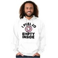 thumbnail image 1 of So Empty Inside Donut Sweet Tooth Unisex Plus Fleece Graphic Hoodie Brisco Brands 5X, 1 of 5