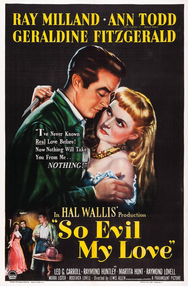 So Evil My Love U Canvas Art -  (11 x 17)