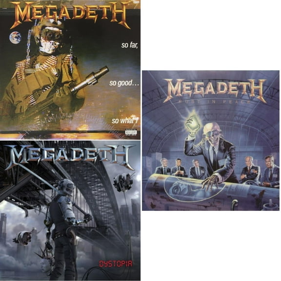 So Far So Good So What & Dystopia & Rust In Peace [LP Vinyl Bundle]