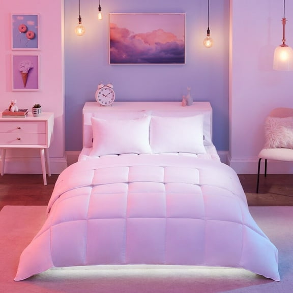 So Fluffy Down Alternative Comforter White Full - Queen