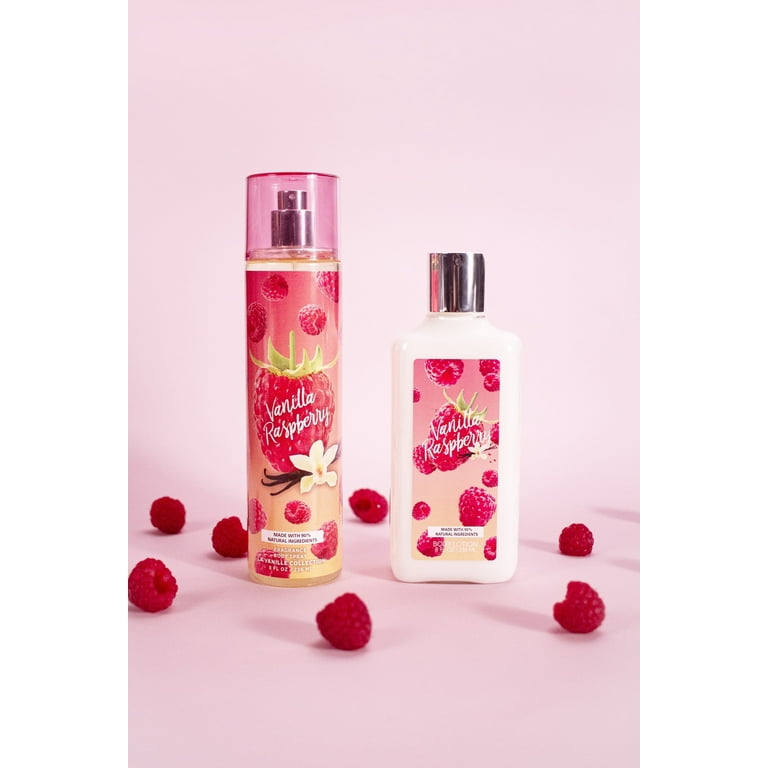 So French Vanilla Raspberry Body Mist and Lotion Set, 2 Piece