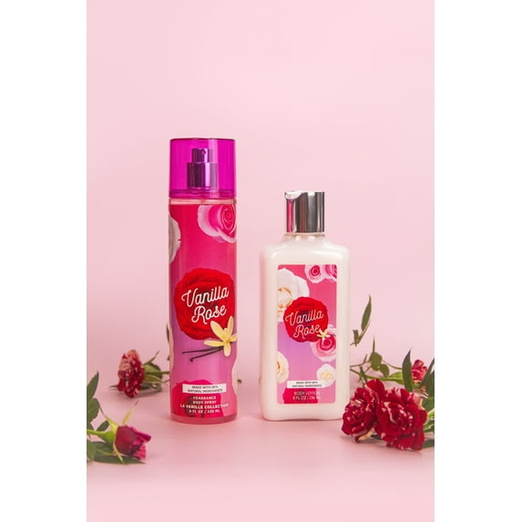 So French Vanilla Rose Body Mist and Lotion Set