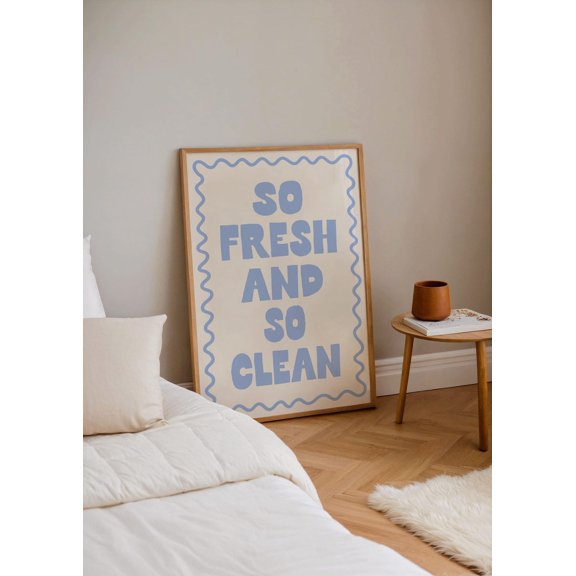 So Fresh And So Clean Periwinkle Blue Bathroom Decor