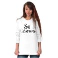 thumbnail image 1 of So Glamorous Cute Inspirational Women's Long Sleeve T Shirt Brisco Brands S, 1 of 5