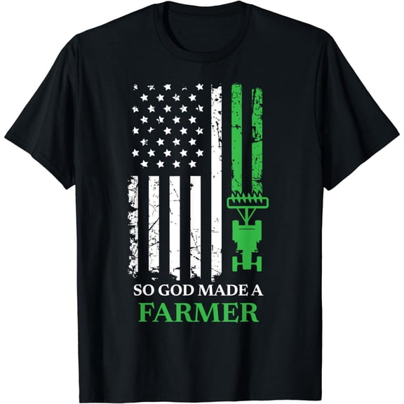 So God Made A Farmer, Farming Farmer T-Shirt