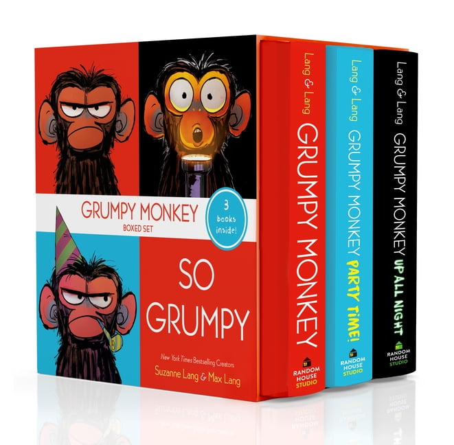 Grumpy Monkey Board Books So Grumpy: Grumpy Monkey Board Book Boxed Set: Grumpy Monkey; Grumpy Monkey Party Time!; Grumpy Monkey Up All Night, (Paperback)